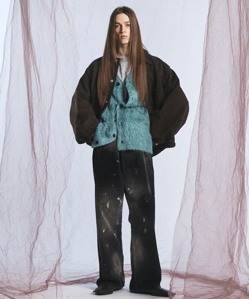 MAISON SPECIAL(メゾンスペシャル)の「《UNISEX》ダーティー加工8Waleコーデュロイプライムワイドパンツ/Dirty Overdye 8-Wale Corduroy Prime-Wide Pants【MAISON SPECIAL/メゾンスペシャル】(その他パンツ・メンズ・ブラウン/ブラック/ホワイト/ダークブルー・0/2/1)」の7枚目の写真