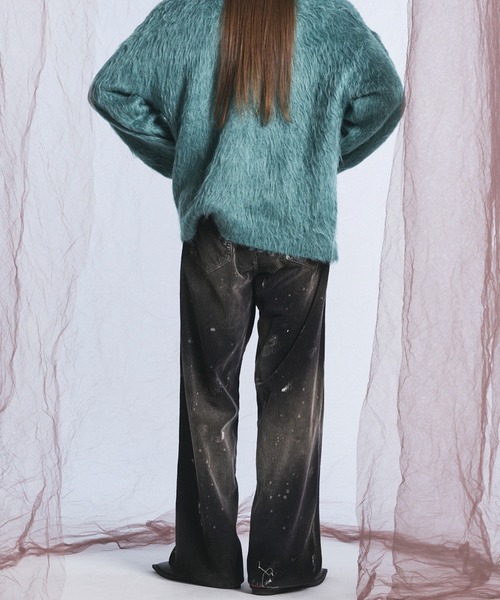 MAISON SPECIAL(メゾンスペシャル)の「《UNISEX》ダーティー加工8Waleコーデュロイプライムワイドパンツ/Dirty Overdye 8-Wale Corduroy Prime-Wide Pants【MAISON SPECIAL/メゾンスペシャル】(その他パンツ・メンズ・ブラウン/ブラック/ホワイト/ダークブルー・0/2/1)」の16枚目の写真