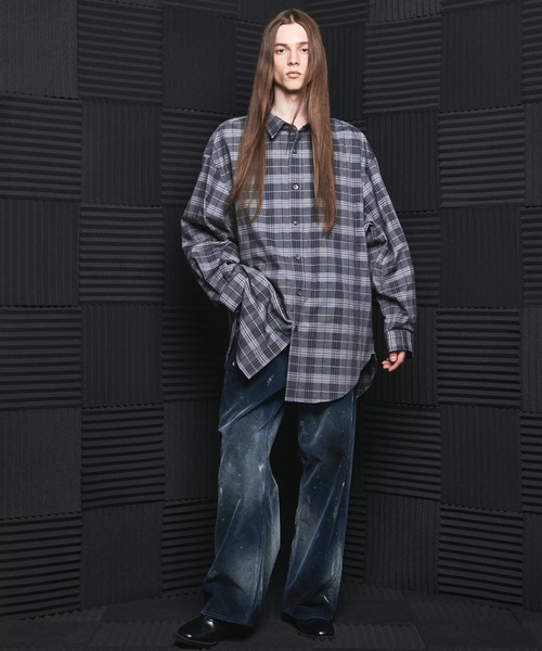 MAISON SPECIAL(メゾンスペシャル)の「《UNISEX》ダーティー加工8Waleコーデュロイプライムワイドパンツ/Dirty Overdye 8-Wale Corduroy Prime-Wide Pants【MAISON SPECIAL/メゾンスペシャル】(その他パンツ・メンズ・ブラウン/ブラック/ホワイト/ダークブルー・0/2/1)」の11枚目の写真