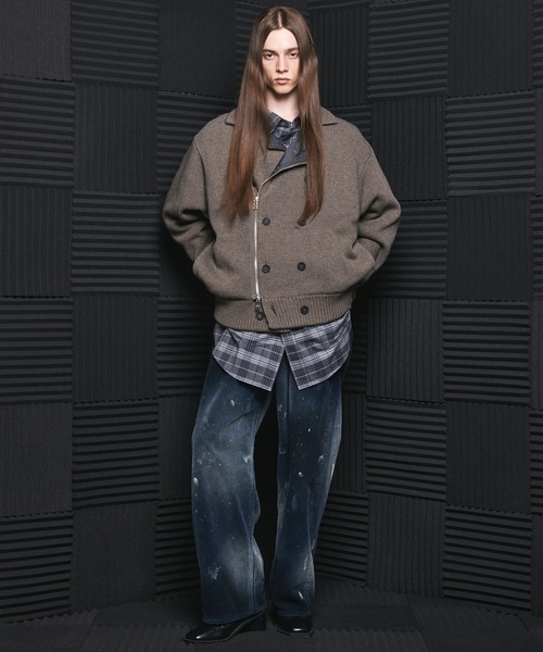 MAISON SPECIAL(メゾンスペシャル)の「《UNISEX》ダーティー加工8Waleコーデュロイプライムワイドパンツ/Dirty Overdye 8-Wale Corduroy Prime-Wide Pants【MAISON SPECIAL/メゾンスペシャル】(その他パンツ・メンズ・ブラウン/ブラック/ホワイト/ダークブルー・0/2/1)」の12枚目の写真