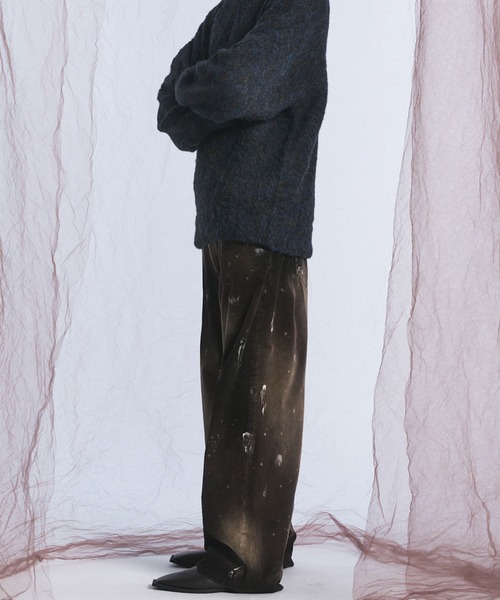 MAISON SPECIAL(メゾンスペシャル)の「《UNISEX》ダーティー加工8Waleコーデュロイプライムワイドパンツ/Dirty Overdye 8-Wale Corduroy Prime-Wide Pants【MAISON SPECIAL/メゾンスペシャル】(その他パンツ・メンズ・ブラウン/ブラック/ホワイト/ダークブルー・0/2/1)」の18枚目の写真