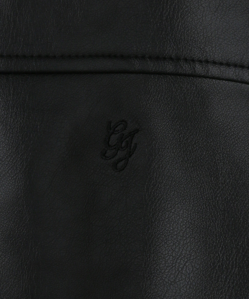 GUESS JEANS(ゲスジーンズ)の「GUESS JEANS / ゲス ジーンズ CROPPED BOMBER(MA-1・レディース・ブラック/チャコールグレー・SMALL)」の7枚目の写真