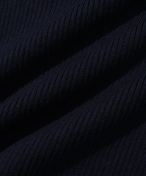 U.S. POLO ASSN.(ユーエスポロアッスン)の「【U.S. POLO ASSN./ユーエスポロアッスン】ワンポイント刺繍 バイカラー フレアスリーブ ニット(ニット/セーター・レディース・ネイビー/グレー/アイボリー・M/L)」の5枚目の写真