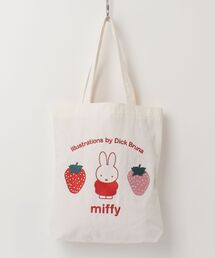 "09"≪Dick Bruna≫miffy 1ポケット 刺繍 キャンバス トートバッグ