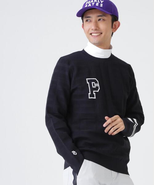 PEARLY GATES(パーリーゲイツ)の「14G地柄ジャガードクルーネックニットプルオーバー (MENS)(ニット/セーター・メンズ・ホワイト/ネイビー/オレンジ・MEDIUM/LARGE/X-LARGE/XX-LARGE)」の12枚目の写真