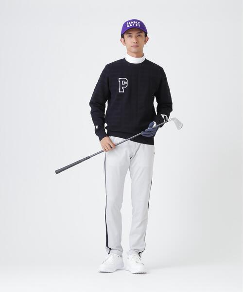 PEARLY GATES(パーリーゲイツ)の「14G地柄ジャガードクルーネックニットプルオーバー (MENS)(ニット/セーター・メンズ・ホワイト/ネイビー/オレンジ・MEDIUM/LARGE/X-LARGE/XX-LARGE)」の16枚目の写真