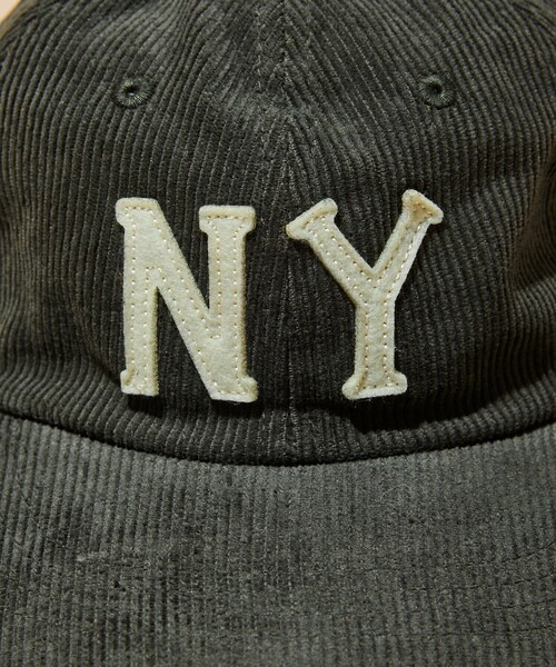 Cooperstown Ball Cap(クーパーズタウンボールキャップ)の「COOPERSTOWN BALL CAP/クーパーズタウン ボールキャップ 別注 フェルトロゴ コーデュロイキャップ/C.B.C by COOPERSTOWN BALL CAP(キャップ・メンズ・チャコールグレー/ネイビー/ブラウン/グリーン/ベージュ系その他・ONE SIZE)」の6枚目の写真