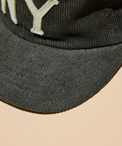 Cooperstown Ball Cap(クーパーズタウンボールキャップ)の「COOPERSTOWN BALL CAP/クーパーズタウン ボールキャップ 別注 フェルトロゴ コーデュロイキャップ/C.B.C by COOPERSTOWN BALL CAP(キャップ・メンズ・チャコールグレー/ネイビー/ブラウン/グリーン/ベージュ系その他・ONE SIZE)」の8枚目の写真
