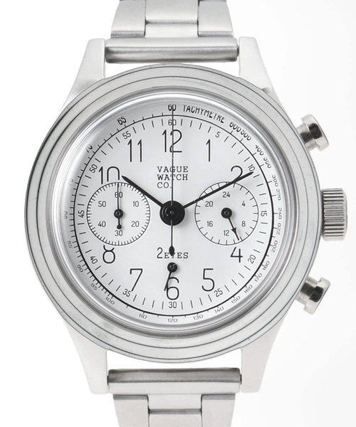 VAGUE WATCH CO.(ヴォーグウォッチカンパニー)の「VAGUE WATCH CO. 2 EYES White(アナログ腕時計・レディース・シルバー・FREE)」の2枚目の写真