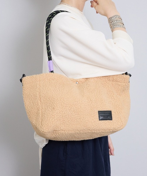 Magine(マージン)の「【SELECT】EM:ボアコード 2way トートバッグ/ショルダーバッグ(トートバッグ・メンズ・グレー/ブラウン/ブラック・FREE)」の14枚目の写真