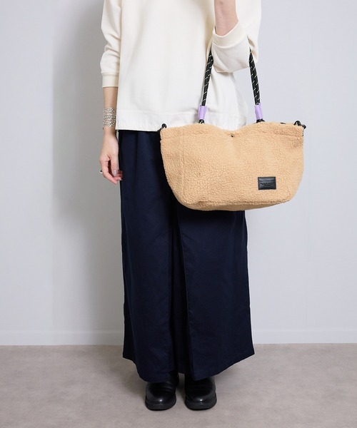 Magine(マージン)の「【SELECT】EM:ボアコード 2way トートバッグ/ショルダーバッグ(トートバッグ・メンズ・グレー/ブラウン/ブラック・FREE)」の15枚目の写真