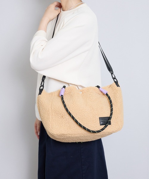 Magine(マージン)の「【SELECT】EM:ボアコード 2way トートバッグ/ショルダーバッグ(トートバッグ・メンズ・グレー/ブラウン/ブラック・FREE)」の16枚目の写真
