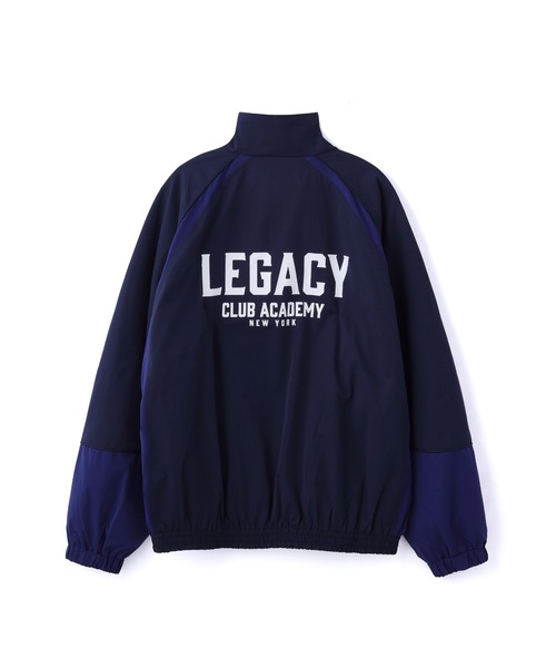 Perushu × NFL コラボナイロンスタンドネックアノラックブルゾン