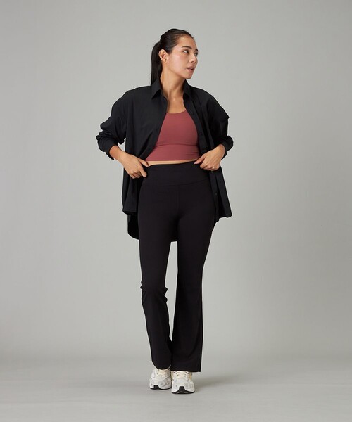 Chacott(チャコット)の「Boost フレアパンツ(その他パンツ・レディース・ブラック/ローズ/チャコール・M/S/L)」の17枚目の写真