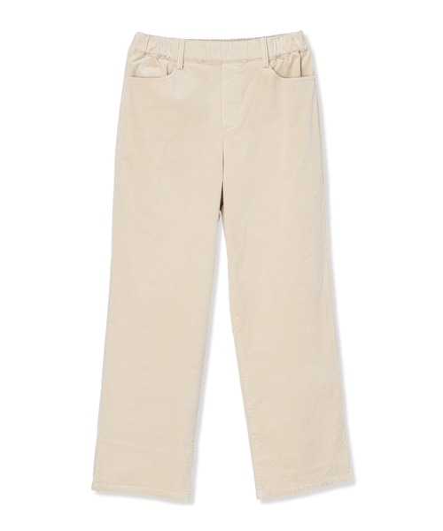 Petit Honfleur(プチオンフルール)の「ストレッチコーデュロイパンツ【ウエストゴム】(その他パンツ・レディース・カーキ/アイボリー・L/M)」の13枚目の写真