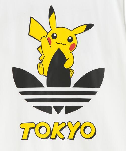 adidas(アディダス)の「adidas Originals/アディダス オリジナルス/POKEMON TEE TOKYO 3(Tシャツ/カットソー・レディース・ホワイト/ブラック・S/XL/M/XS/L)」の13枚目の写真