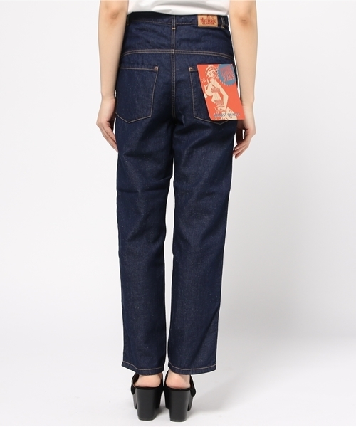 HYSTERIC GLAMOUR（ヒステリックグラマー）の「デニムワイドPT（デニムパンツ・レディース・インディゴブルー・X-SMALL/SMALL/MEDIUM/XX-SMALL）」の6枚目の写真