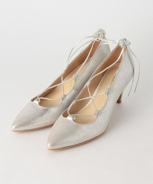 ODETTE E ODILE（オデットエオディール）の「OFD ギリー パンプス65（パンプス・レディース・シルバー/ブラック/ベージュ/ネイビー・22.5cm/22cm/23.5cm/24cm/24.5cm/23cm）」の4枚目の写真