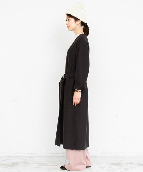 BEAUTY&YOUTH UNITED ARROWS(ビューティーアンドユースユナイテッドアローズ)の「BY∴ スムーススリットロングアウター ◆(その他アウター・レディース・ライトグレー/ダークグレー/ベージュ・SMALL/MEDIUM)」の7枚目の写真
