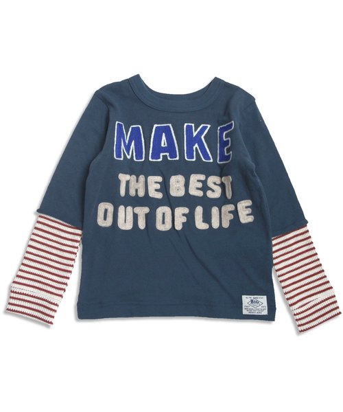 F.O.KIDS（エフオーキッズ）の「レイヤードＴシャツ（Tシャツ/カットソー・キッズ・レッド/ネイビー/その他・95/140/90/130/110/100/80/120）」の2枚目の写真