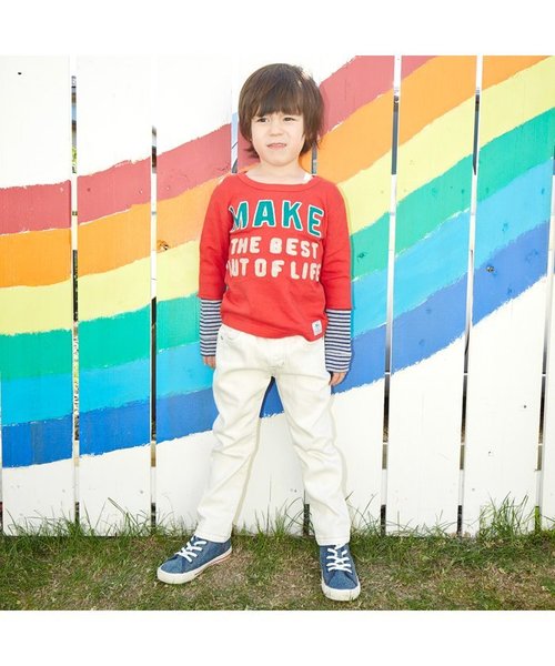 F.O.KIDS（エフオーキッズ）の「レイヤードＴシャツ（Tシャツ/カットソー・キッズ・レッド/ネイビー/その他・95/140/90/130/110/100/80/120）」の12枚目の写真