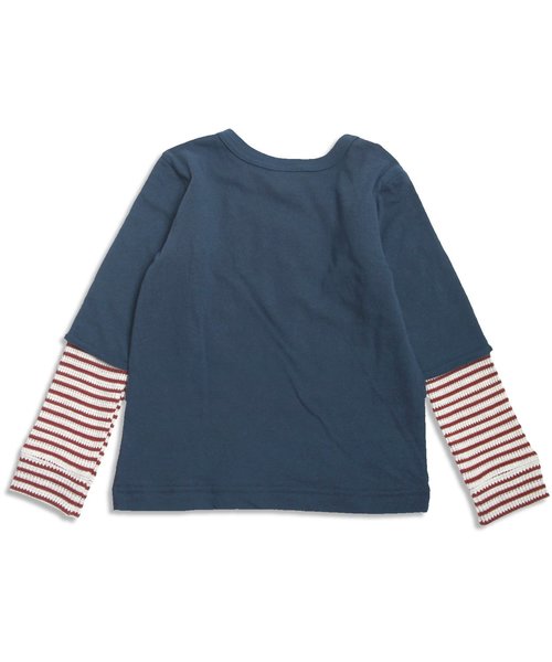 F.O.KIDS（エフオーキッズ）の「レイヤードＴシャツ（Tシャツ/カットソー・キッズ・レッド/ネイビー/その他・95/140/90/130/110/100/80/120）」の8枚目の写真