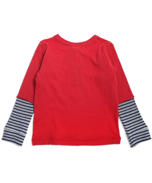 F.O.KIDS（エフオーキッズ）の「レイヤードＴシャツ（Tシャツ/カットソー・キッズ・レッド/ネイビー/その他・95/140/90/130/110/100/80/120）」の9枚目の写真
