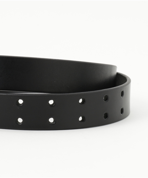 SHIPS JET BLUE(シップスジェットブルー)の「Le Sellier ル セリエ: レザーベルト【308】(ベルト・メンズ・ブラック・30/32/34/36)」の2枚目の写真