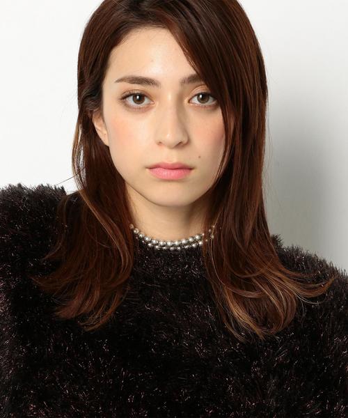 Another Edition（アナザーエディション）の「2連チョーカー/AEMFC 2ﾚﾝ RND ﾁｮｰｶｰ（チョーカー・レディース・シルバー/ナチュラル・FREE）」の7枚目の写真