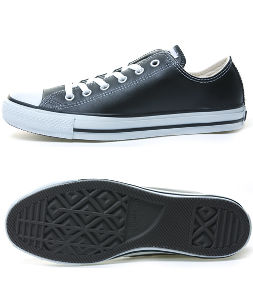 CONVERSE（コンバース）の「CONVERSE LEA ALLSTAR OX（スニーカー・メンズ・ホワイト/ブラック・8h/8/9/9h/7h/10h/11h）」の8枚目の写真