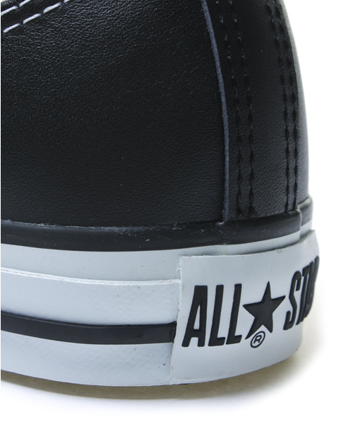 CONVERSE（コンバース）の「CONVERSE LEA ALLSTAR OX（スニーカー・メンズ・ホワイト/ブラック・8h/8/9/9h/7h/10h/11h）」の5枚目の写真