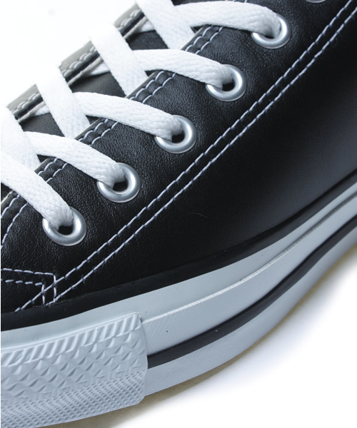 CONVERSE（コンバース）の「CONVERSE LEA ALLSTAR OX（スニーカー・メンズ・ホワイト/ブラック・8h/8/9/9h/7h/10h/11h）」の4枚目の写真