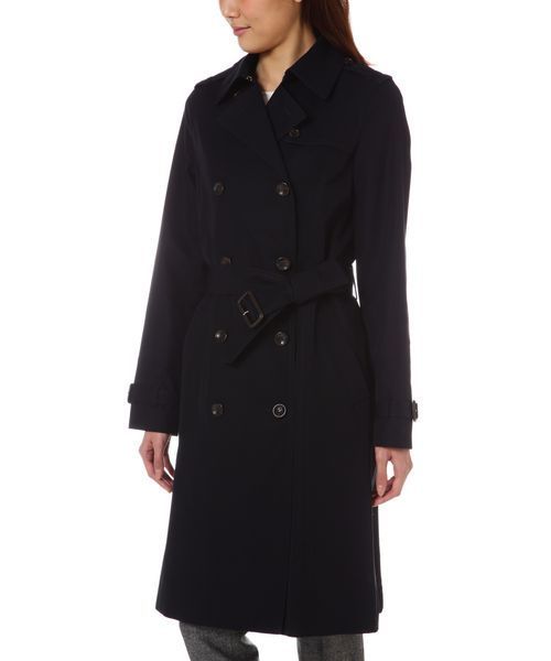 NATURAL BEAUTY BASIC（ナチュラルビューティーベーシック）の「ベーシックトレンチコート（トレンチコート・レディース・ネイビー/カーキ/ベージュ・MEDIUM/SMALL/LARGE）」の7枚目の写真