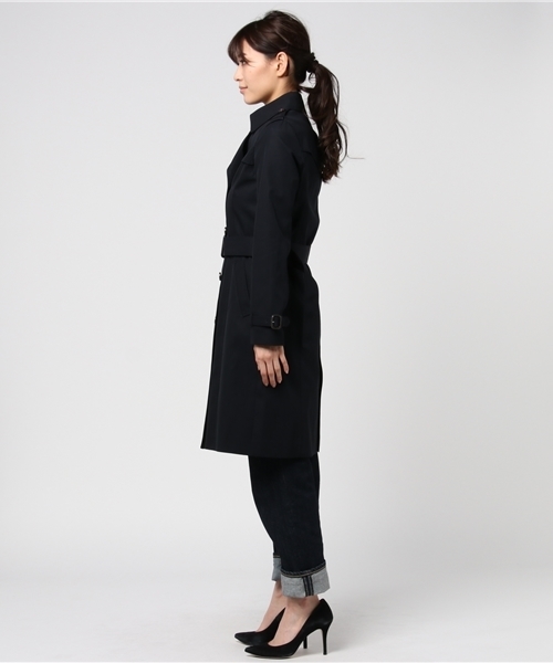 NATURAL BEAUTY BASIC（ナチュラルビューティーベーシック）の「ベーシックトレンチコート（トレンチコート・レディース・ネイビー/カーキ/ベージュ・MEDIUM/SMALL/LARGE）」の16枚目の写真