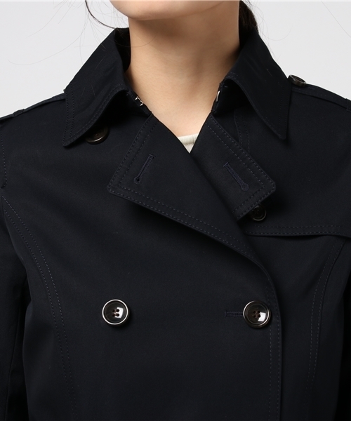 NATURAL BEAUTY BASIC（ナチュラルビューティーベーシック）の「ベーシックトレンチコート（トレンチコート・レディース・ネイビー/カーキ/ベージュ・MEDIUM/SMALL/LARGE）」の18枚目の写真