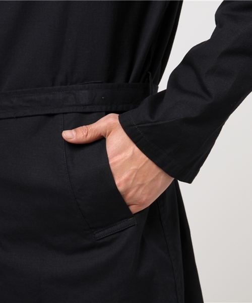 COMME CA ISM（コムサイズム）の「オーバーサイズシャツトレンチ（トレンチコート・メンズ・ネイビー/ベージュ/ホワイト・LARGE/MEDIUM）」の8枚目の写真