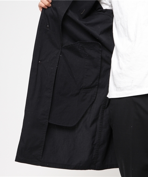 COMME CA ISM（コムサイズム）の「オーバーサイズシャツトレンチ（トレンチコート・メンズ・ネイビー/ベージュ/ホワイト・LARGE/MEDIUM）」の9枚目の写真