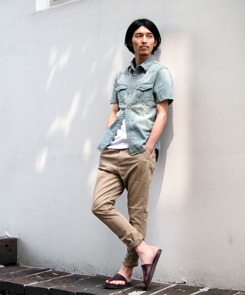 BEAMS(ビームス)の「□BEAMS / サルエルスキニーチノ(チノパンツ・メンズ・ブラック/ベージュ/オリーブ・X-SMALL/SMALL/MEDIUM/LARGE)」の5枚目の写真