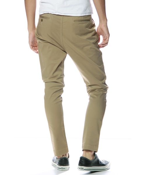 BEAMS(ビームス)の「□BEAMS / サルエルスキニーチノ(チノパンツ・メンズ・ブラック/ベージュ/オリーブ・X-SMALL/SMALL/MEDIUM/LARGE)」の7枚目の写真