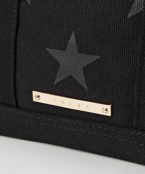 COLDE （コルデ）の「《COLDE》キャンバススタートートバッグ（トートバッグ・レディース・ブラック/ホワイト・ﾌﾘ-）」の5枚目の写真
