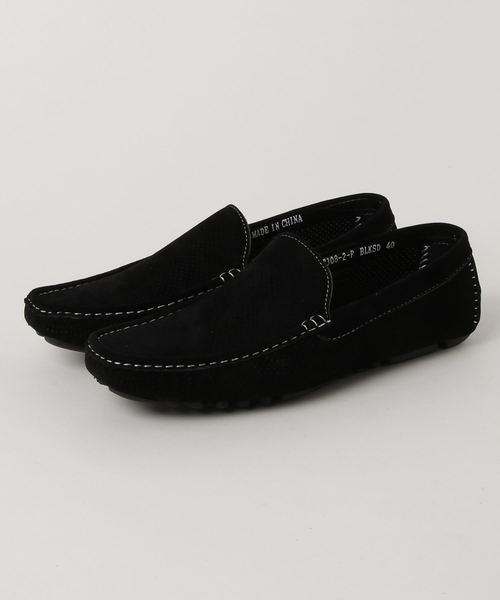 AN by LUCIUS(アンバイルシウス)の「AN by LUCIUS/アン バイ ルシウス ドライビングシューズ(モカシン/デッキシューズ)」|ブラック系その他