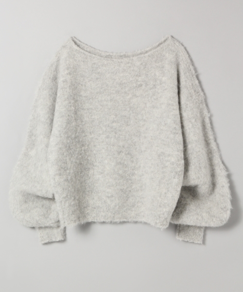 JEANASIS（ジーナシス）の「7Gブークレキモウプルオーバー/759607（ニット/セーター・レディース・オフホワイト/ピンク/グレー・FREE）」の3枚目の写真