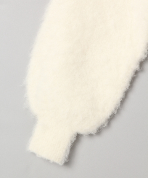 JEANASIS（ジーナシス）の「7Gブークレキモウプルオーバー/759607（ニット/セーター・レディース・オフホワイト/ピンク/グレー・FREE）」の8枚目の写真