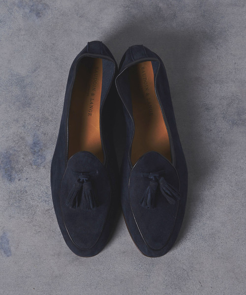 UNITED ARROWS(ユナイテッドアローズ)の「<BAUDOIN & LANGE(ボードイン アンド ランジ)> SUEDE TASSL(スリッポン・メンズ・ダークブラウン/ネイビー/ブラック/ダークグリーン・40/41/42)」の4枚目の写真