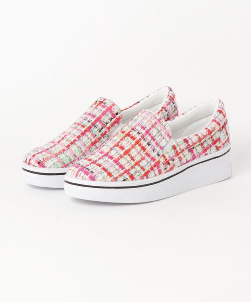 KOBE LETTUCE（コウベレタス）の「厚底スリッポンシューズ（スリッポン・レディース・ブラック/レッド系その他/シルバー/ホワイト/グレー系その他・M/LL/L/S）」の8枚目の写真