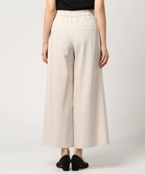 un dix cors（アンディコール）の「ダブルクロスワイドパンツ（その他パンツ・レディース・アイボリー/ブラック/ピンク・36/38）」の4枚目の写真