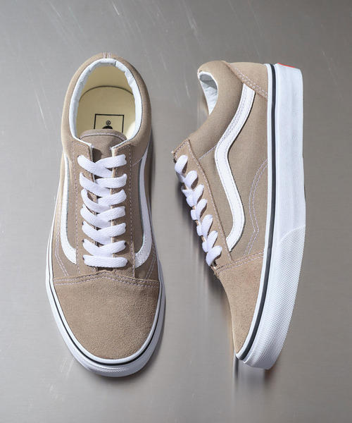 VANS（バンズ）の「[ヴァンズ]VANS OLD SKOOL SC スニーカー 2018FW（スニーカー・レディース・ベージュ/ピンク/ダークブラウン・6h(24.5)/5h(23.5)/5(23)/6(24)）」の3枚目の写真
