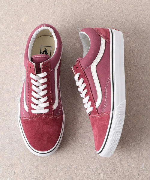VANS（バンズ）の「[ヴァンズ]VANS OLD SKOOL SC スニーカー 2018FW（スニーカー・レディース・ベージュ/ピンク/ダークブラウン・6h(24.5)/5h(23.5)/5(23)/6(24)）」の4枚目の写真