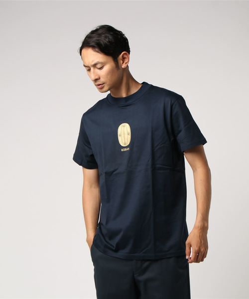 L&HARMONY（エルアンドハーモニー）の「[L&HARMONY / エルアンドハーモニー]ハイクルーネックプリントTシャツ"KOBAN"（Tシャツ/カットソー・メンズ・ネイビー/ホワイト/グレー・MEDIUM/LARGE）」の8枚目の写真