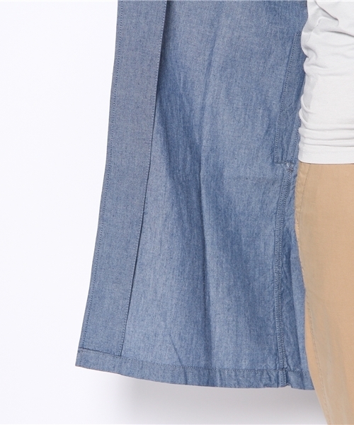 WHO'S WHO gallery（フーズフーギャラリー）の「【THE MARMAID】シャンブレーガウン（ブルゾン・レディース・ブラック/ブルー・FREE）」の12枚目の写真